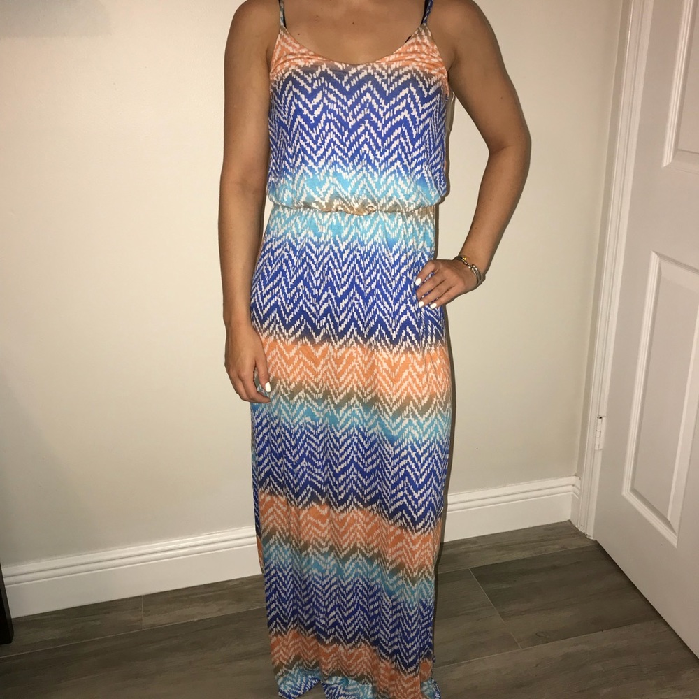 Colorful maxi dress